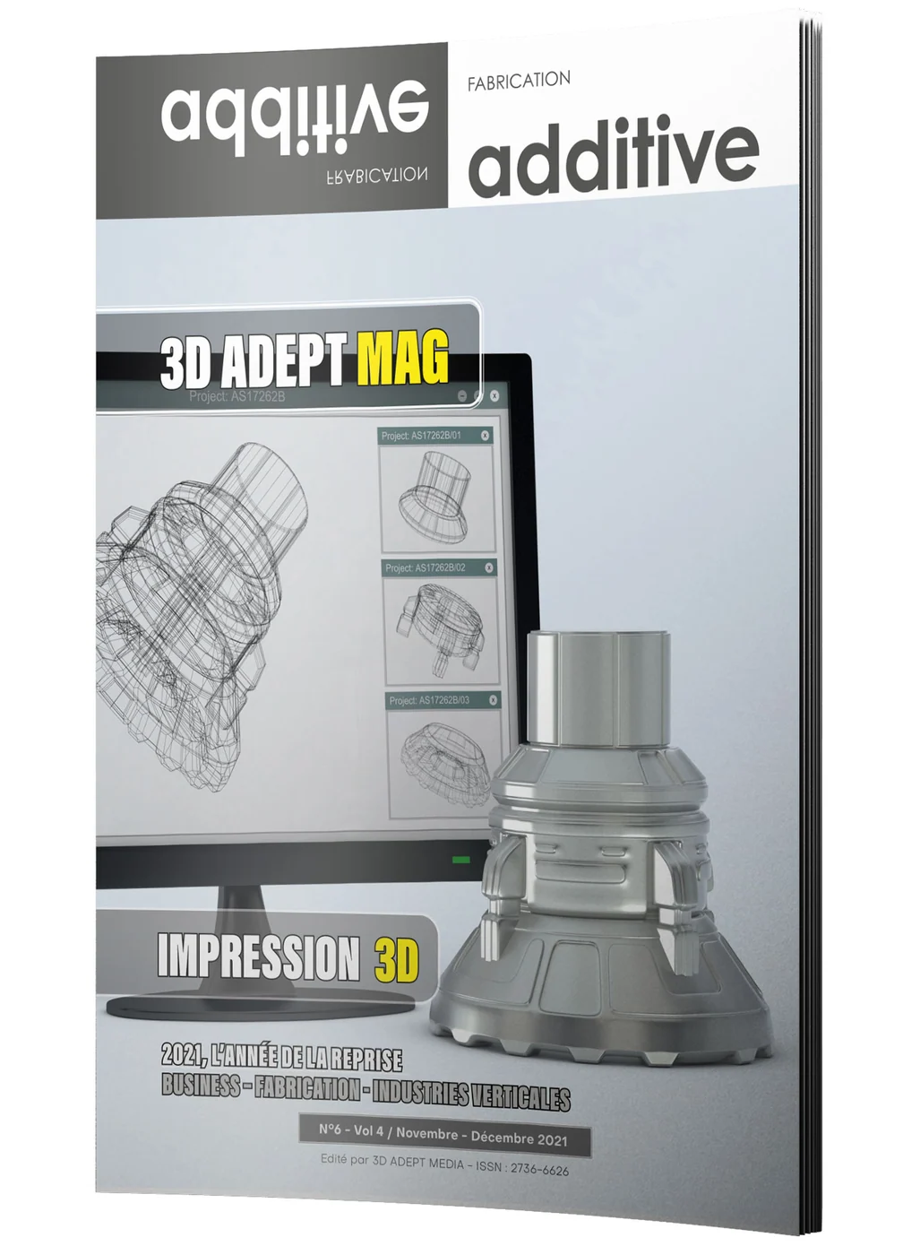 Téléchargez dès maintenant le numéro 2021 de novembre/décembre de 3D ADEPT Mag !