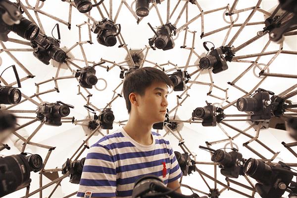 Hoberman Sphere inspired Copypod, a 3D scanning booth - 3D ADEPT MEDIA