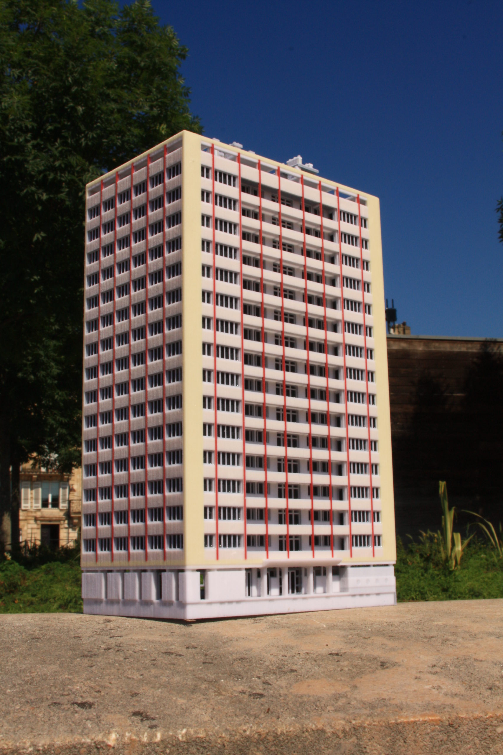Maquette d’un immeuble de grande hauteur