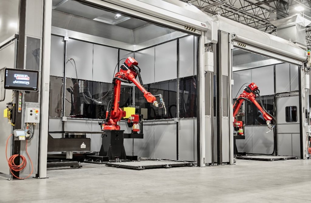 Robotic wire-arc additive manufacturing cells at Lincoln Electric