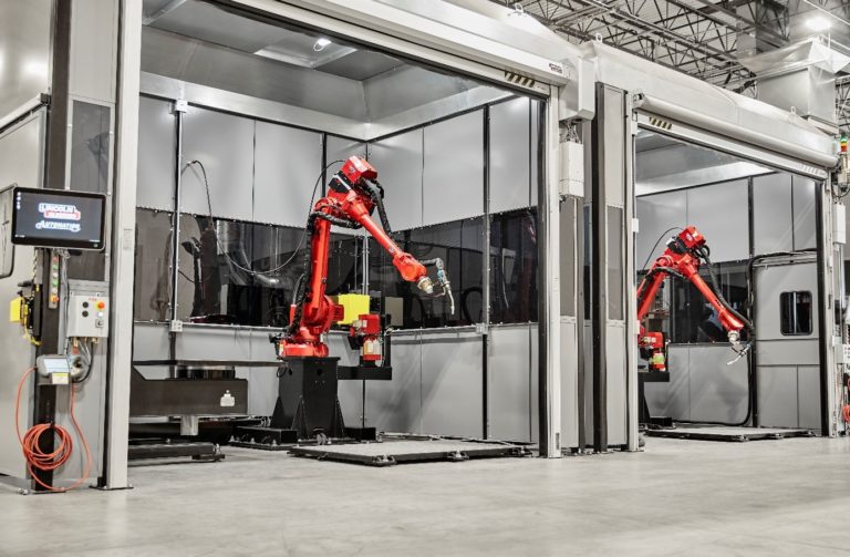 Cellules robotisées de fabrication additive arc-fil chez Lincoln Electric