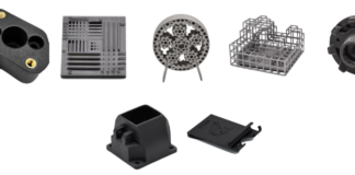 Examples of 3D printed parts produced through Xometry's platform