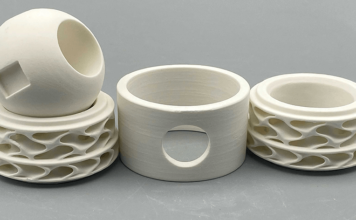 ceramic 3D printed parts - Image: Fortify