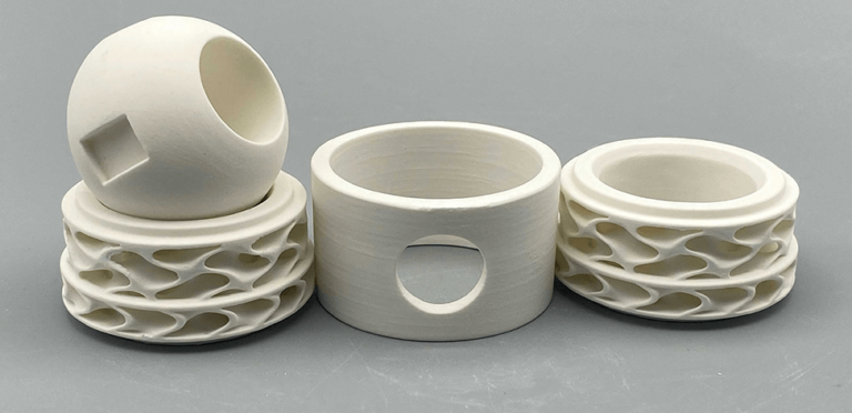 ceramic 3D printed parts - Image: Fortify