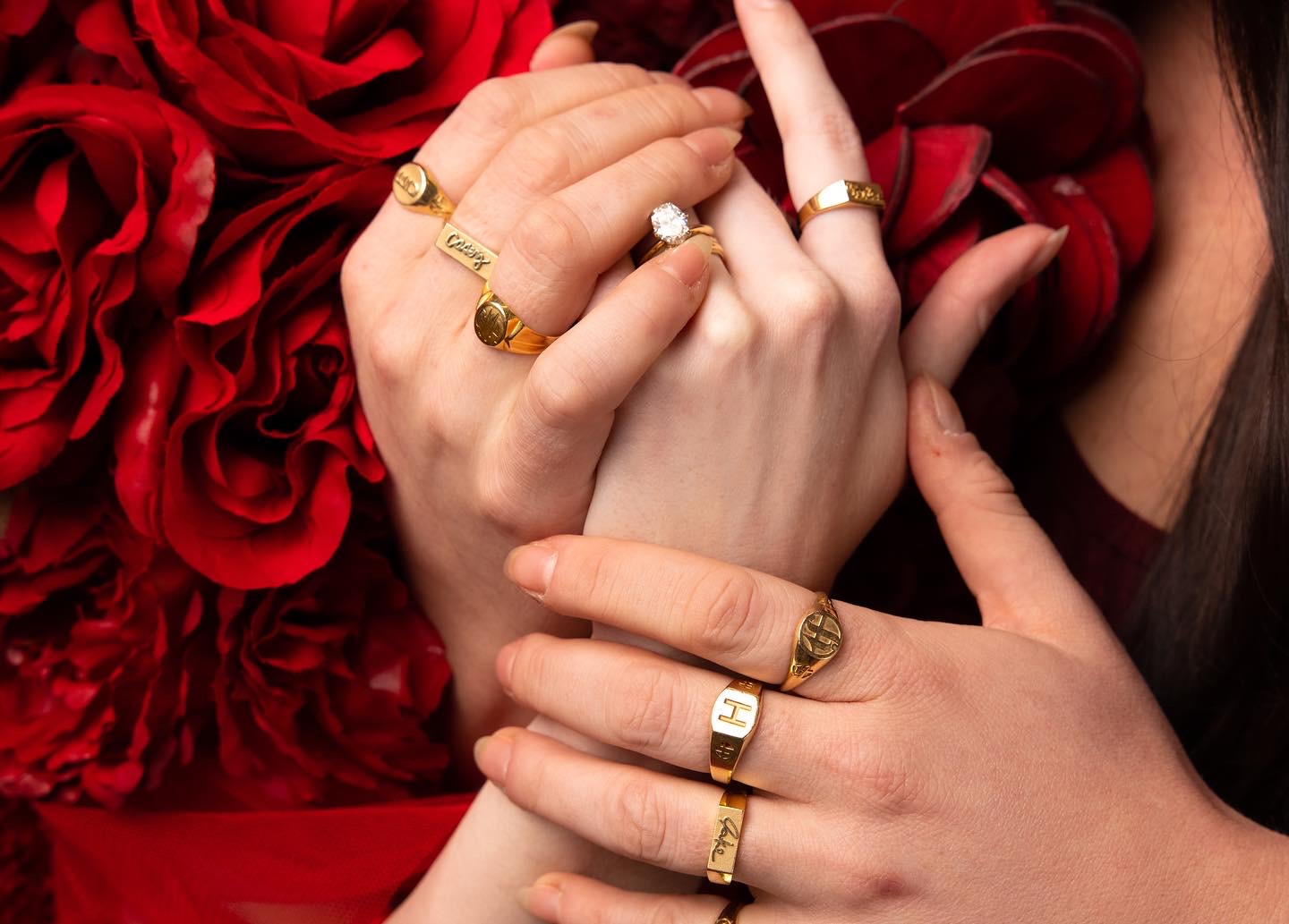 Customized rings presented by THEFUTUREOFJEWELRY.
