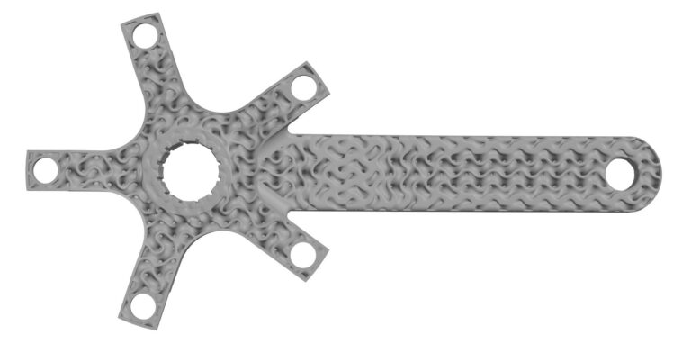 Lightweight part with an infill structure
