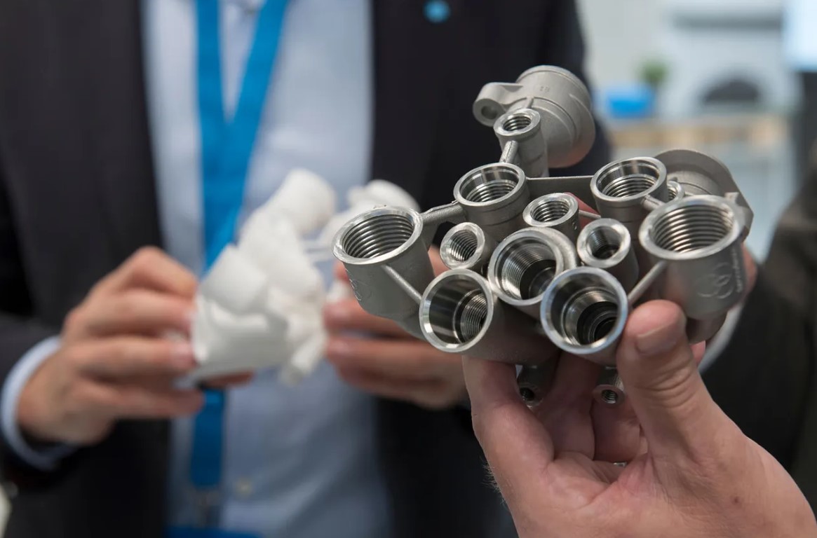 Pièce de géométrie complexe réalisée par impression 3D industrielle