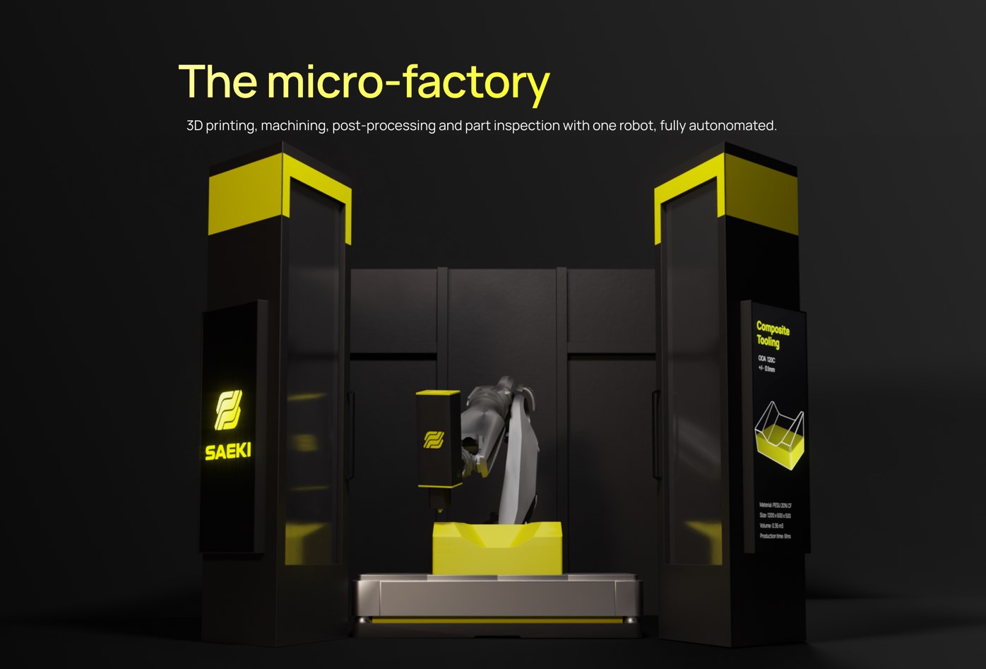 Illustration of a SAEKI microfactory