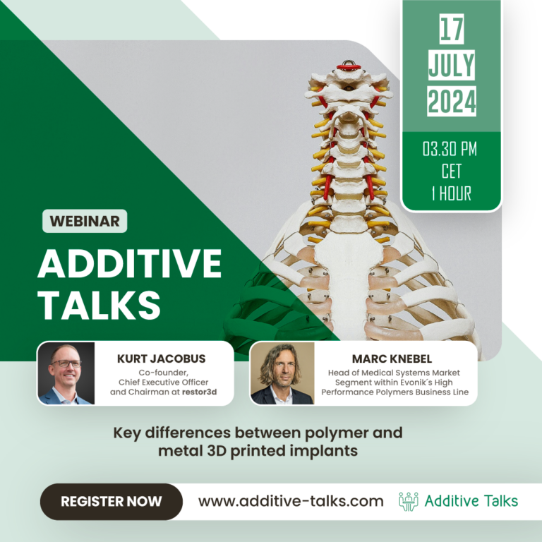 Additive Talks | Key differences between polymer and metal 3D printed implants
