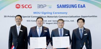 CPAC, SCG, Samsung E&A, 3D Printing, MOU, Construction