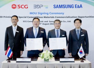 CPAC, SCG, Samsung E&A, 3D Printing, MOU, Construction