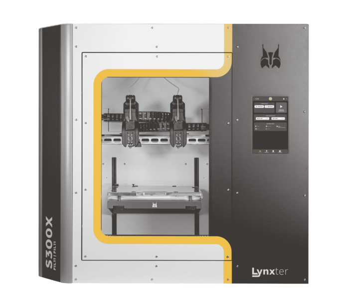 Lynxter, IDEX 3D Printer, S300X, Thermoplastics