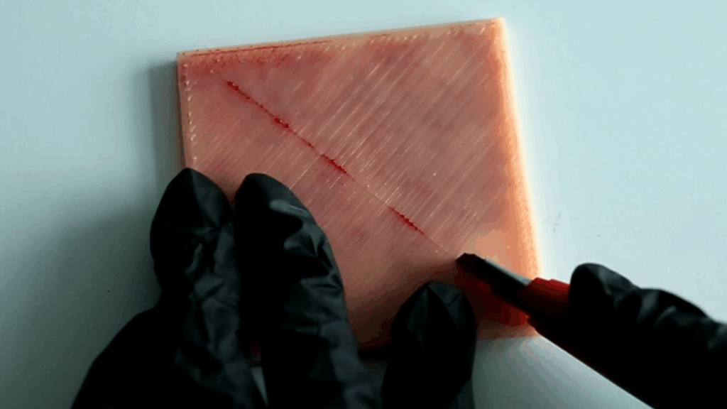 Part that is cut for medical training