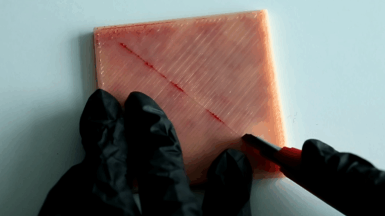 Part that is cut for medical training