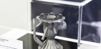 A thruster on a table