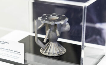 A thruster on a table