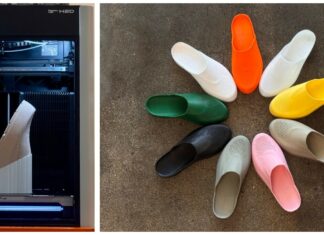 Bambu Lab et Presq lancent des modèles de chaussures imprimées en 3D open source Image of shoes and a 3D printer