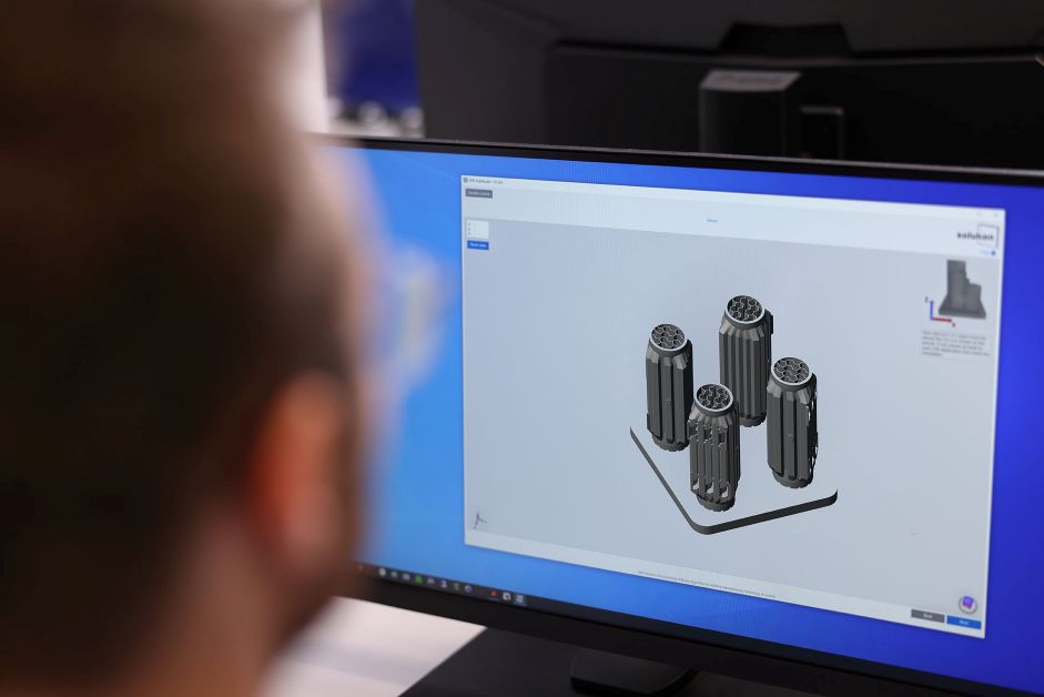 Man behind a computer