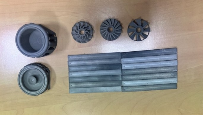 3D printed parts in Monel filament