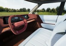 3D printed seats in a car