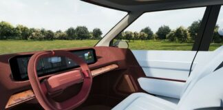 3D printed seats in a car