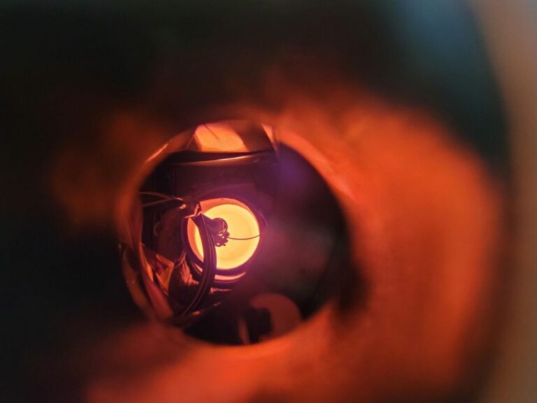 Fire in a thruster