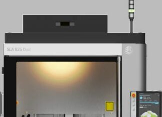 3D Systems présente ses nouvelles solutions d’impression 3D SLA au salon Formnext 2025 Image of a 3D printer