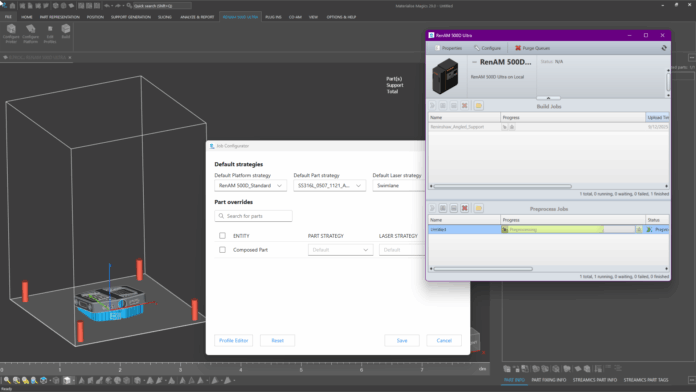 REC928 - Image 3 Image showing a screenshot of a build processor software