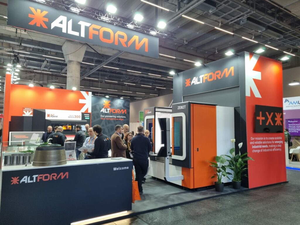 Stand et équipements AltForm à Formnext.