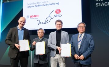 group of people showcasing a contract