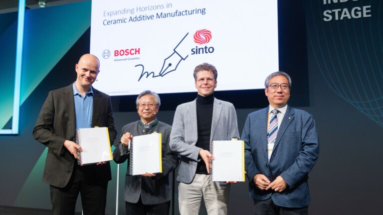 group of people showcasing a contract