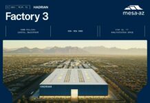 Rendering of Hadrian's Announced Facility in Mesa, AZ.