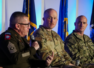 MILAM 2026 is right around the corner Panel of 4 men at a military event