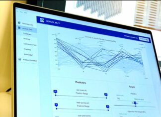 machine learning software screenshot