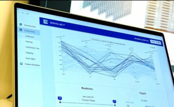machine learning software screenshot