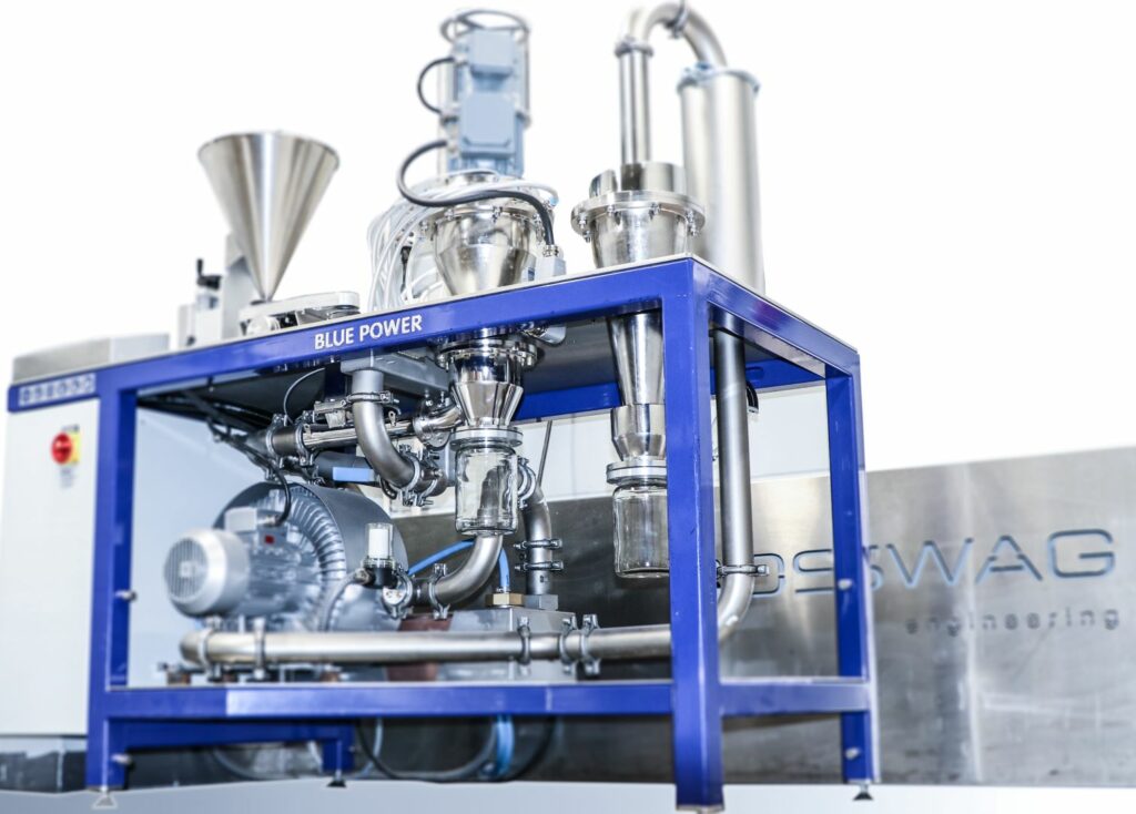 System to recycle powder