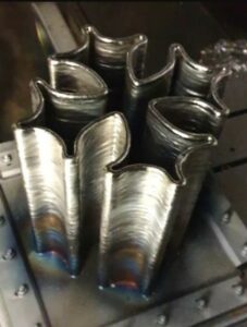 3D printed part produced with w-DED - Credit: Airbus