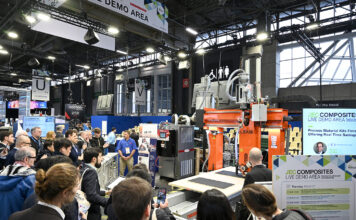 People gathering around a live demo