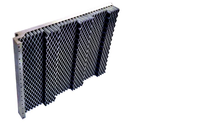 3D printed part produced with Alloyed nickel-based superalloy