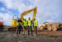 Largest investment in 42 Years: Croom Medical scales 3D-printed orthopaedic implant production A group of 4 men on a construction site