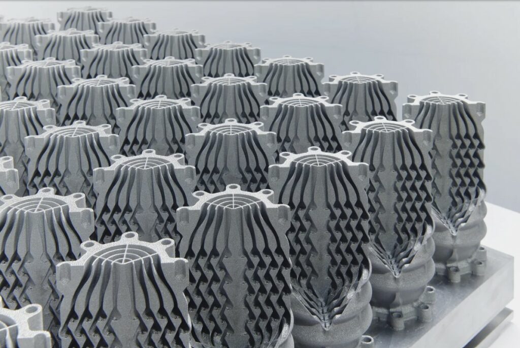 3D printed parts produced by VulcanForms