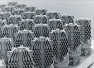 3D printed parts produced by VulcanForms