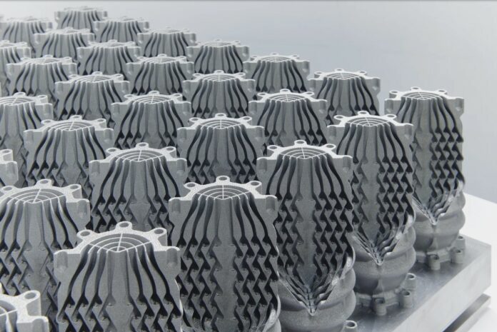 3D printed parts produced by VulcanForms