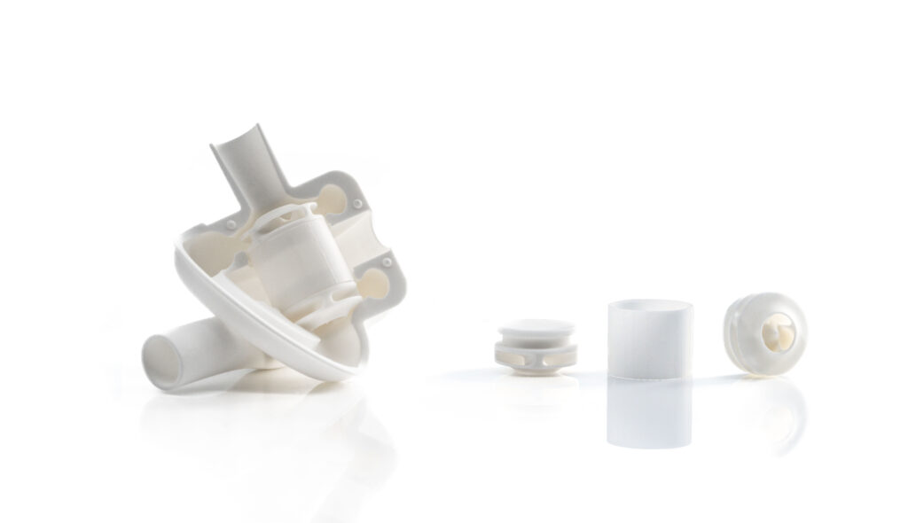 Selection of ceramic components printed with Lithoz technology