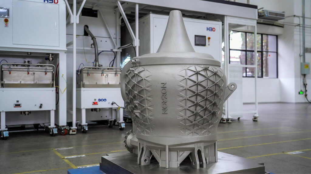 Moteur aerospike dans l’usine HBD