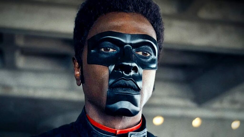 Masque en T de Mr. Terrific, imprimé en TPU avec une imprimante Bambu Lab
