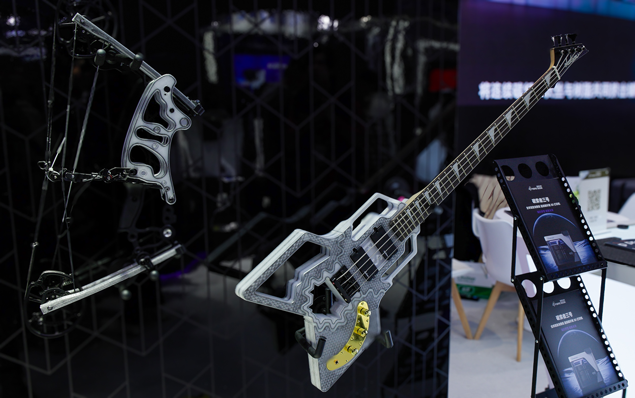Continuous-fibre printed components