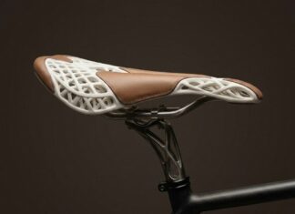 AERIS: When Mahdi Naïm Studio takes additive manufacturing into the saddle AERIS Selle de vélo lattice en impression 3D