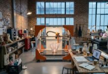 BigRep ONE.5X, a fully automated evolution of the ONE platform, in a workshop