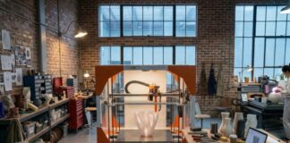 BigRep ONE.5X, a fully automated evolution of the ONE platform, in a workshop